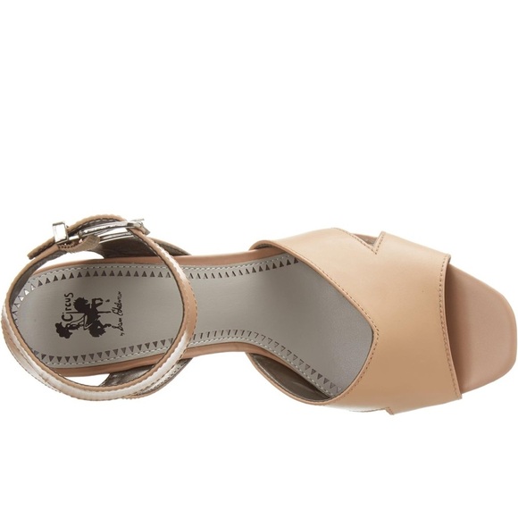 Circus Sam Edelman Y2K Camilla Sandals Chunky Platform in Beige Women’s 9.5 RARE - Picture 2 of 16